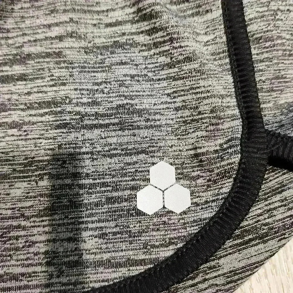 Tek Gear Women's Drytek Mid Rise Drawstring Running Shorts Heather Gray Medium - Picture 6 of 6